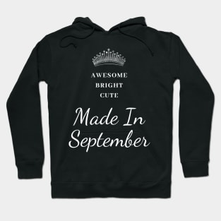 September Birthday Quotes Hoodie